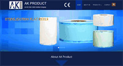 Desktop Screenshot of akproduct.com